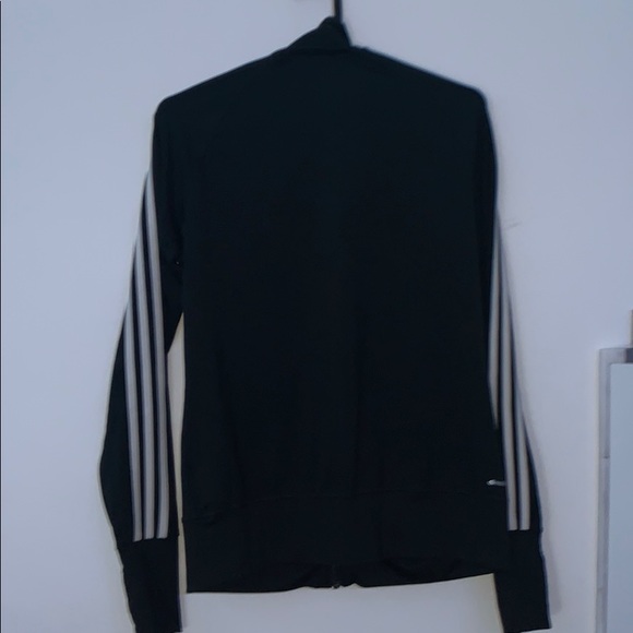 adidas Originals 3-Stripe Zip-Up Hoodie Sweatshirt - Picture 4 of 4